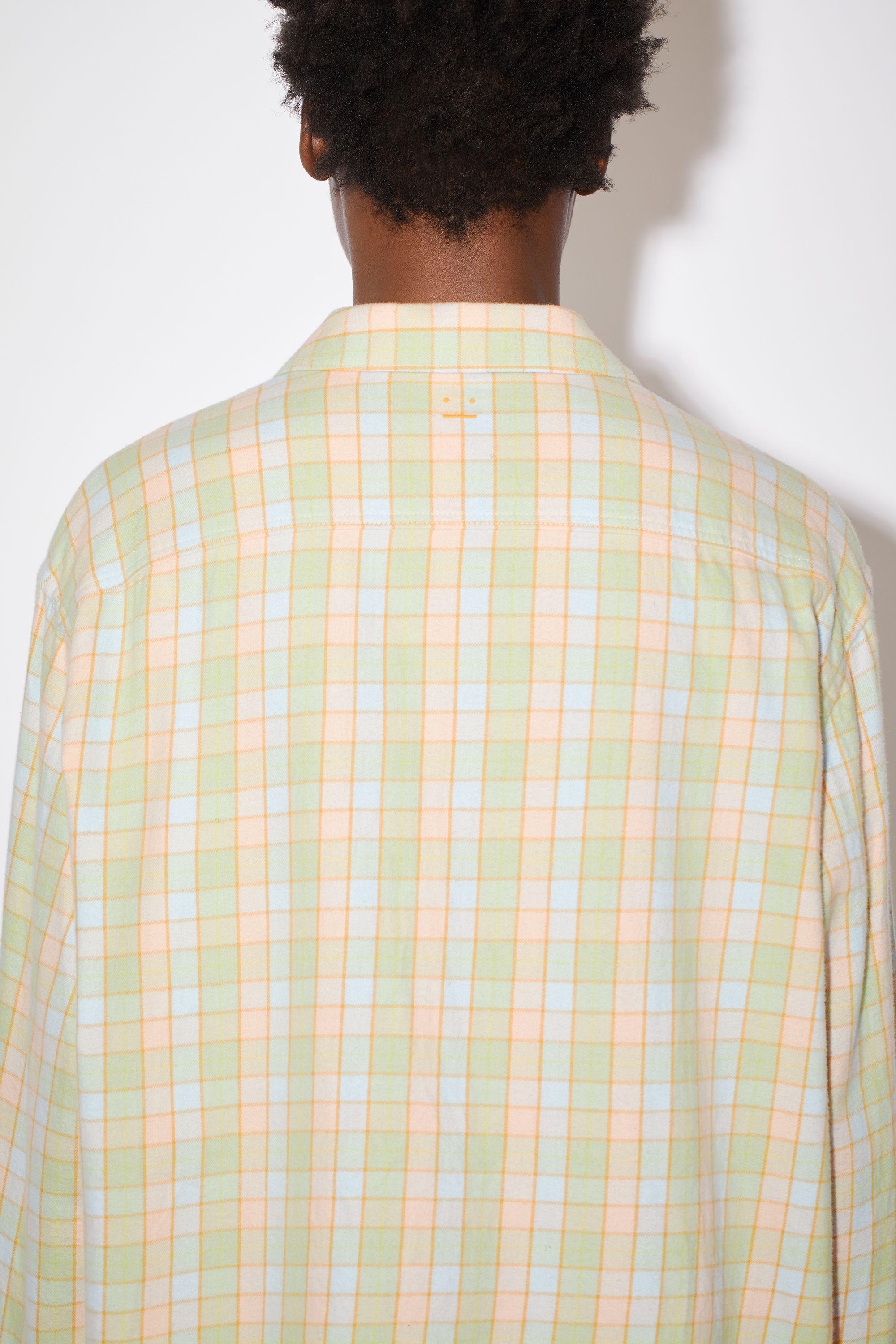 Flannel shirt - Orange/beige - 5