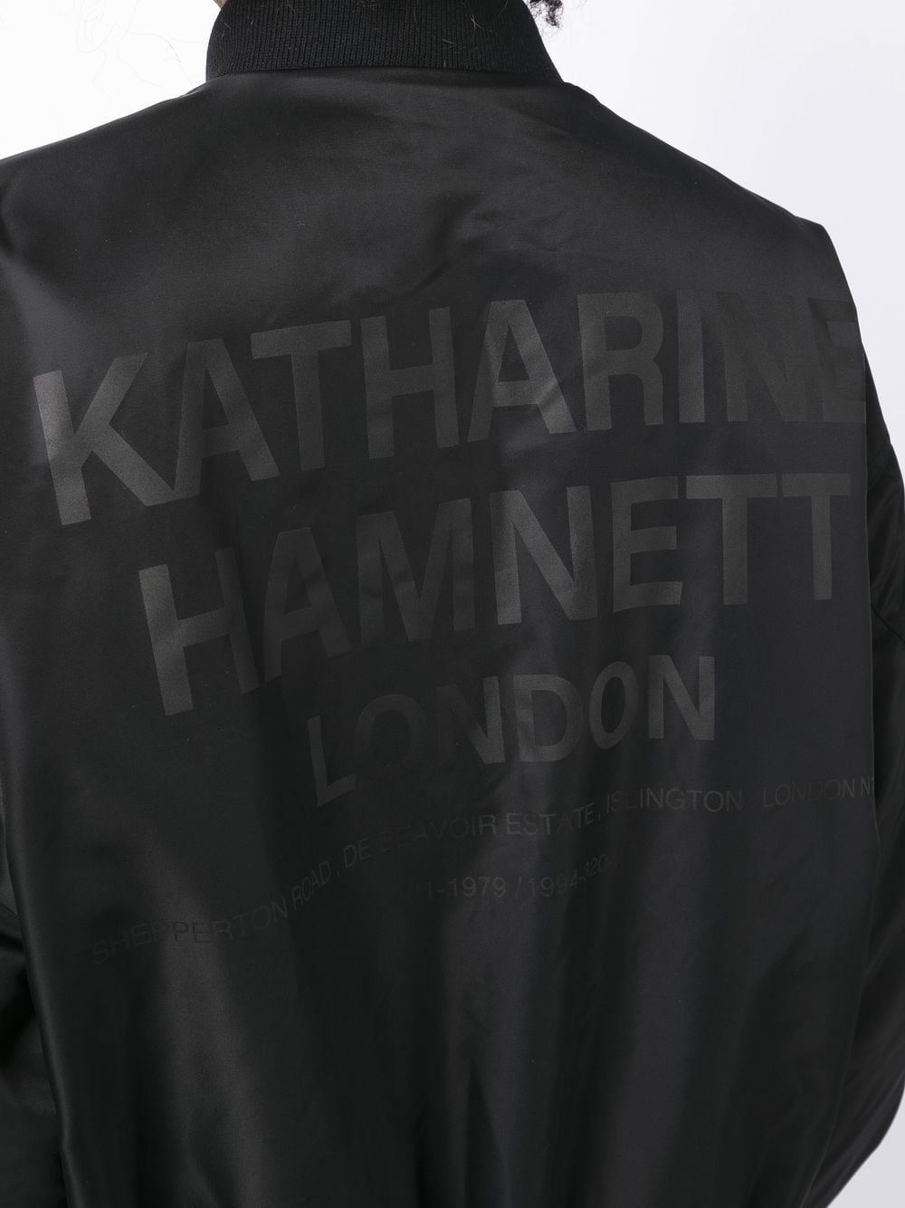 embroidered zip-up bomber jacket - 5