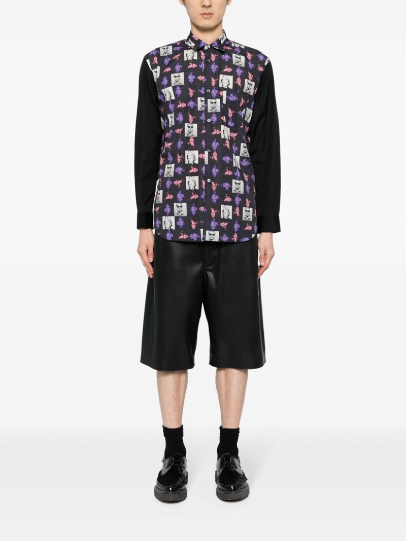 Comme des Garçons SHIRT x Andy Warhol Self Portrait cotton shirt outlook