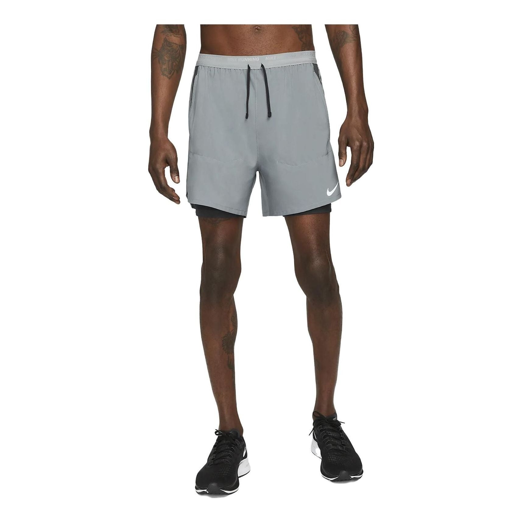 Nike Stride Dri-FIT Hybrid Running Shorts 'Sliver' DM4757-084 - 1