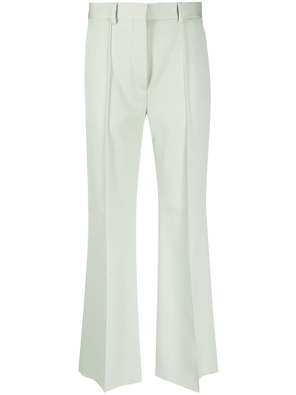 cropped flared trousers - 1