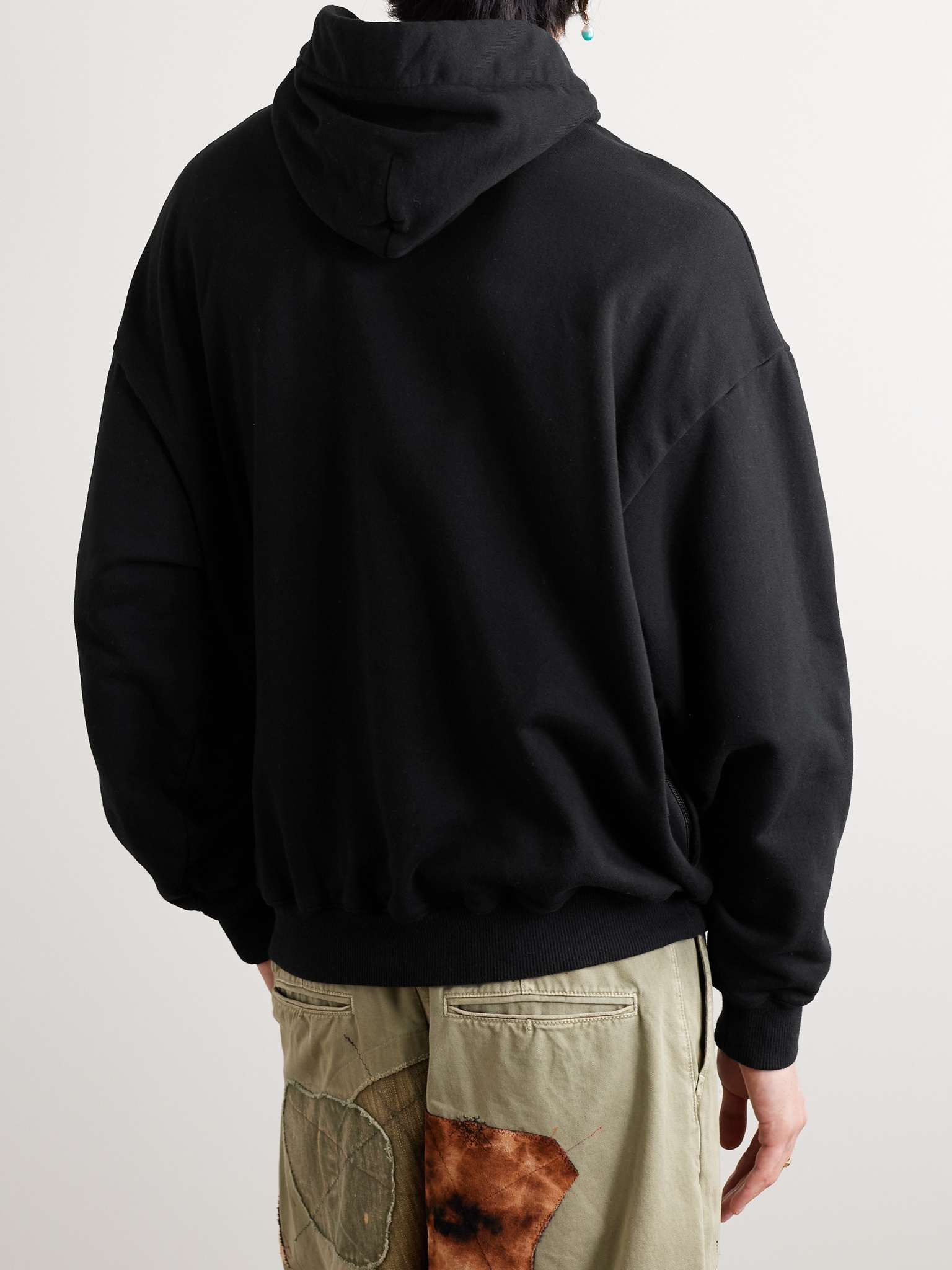 Maldives Jacquard-Trimmed Cotton-Blend Jersey Hoodie - 4