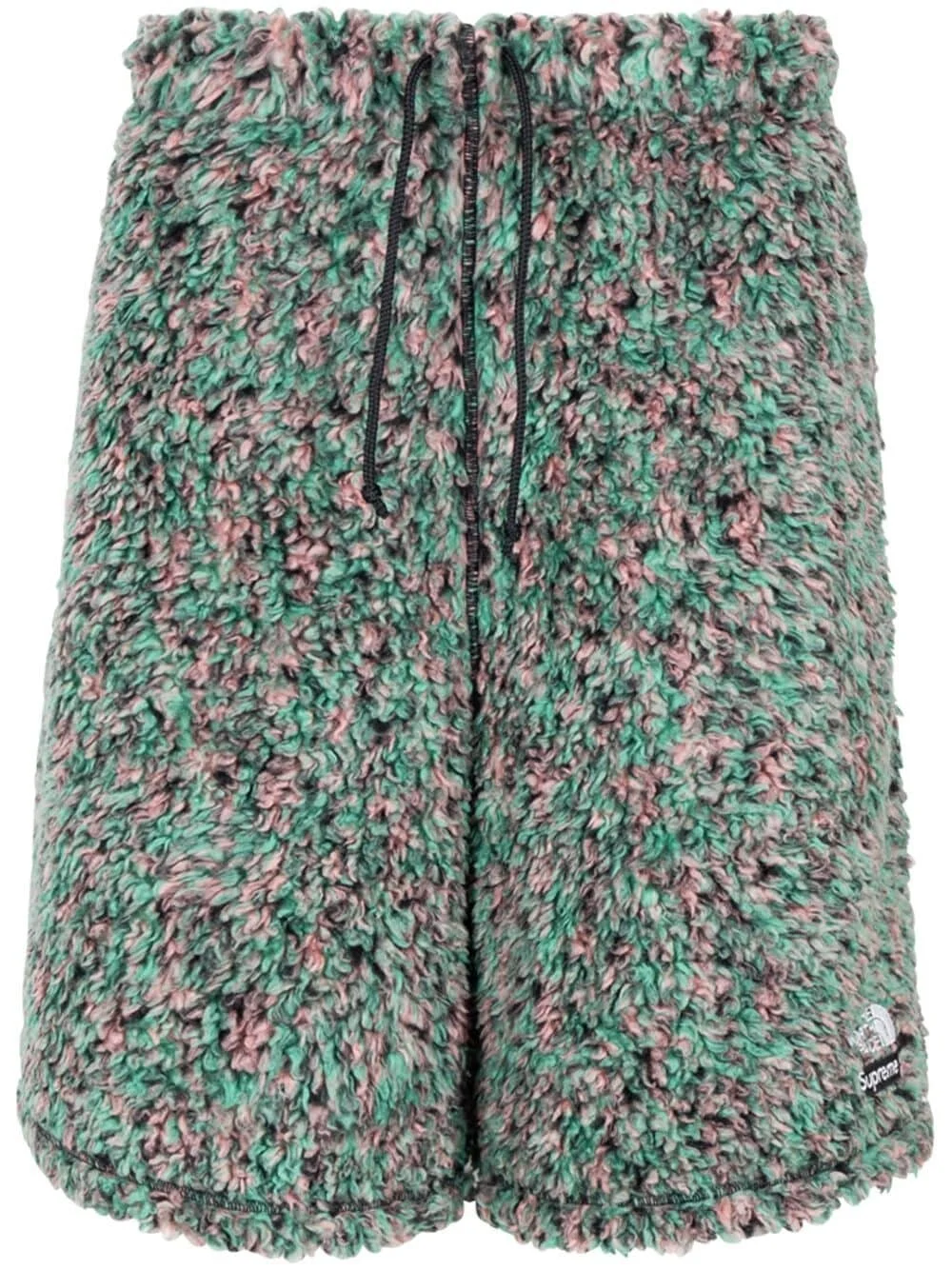 x The North Face high-pile fleece shorts - 1