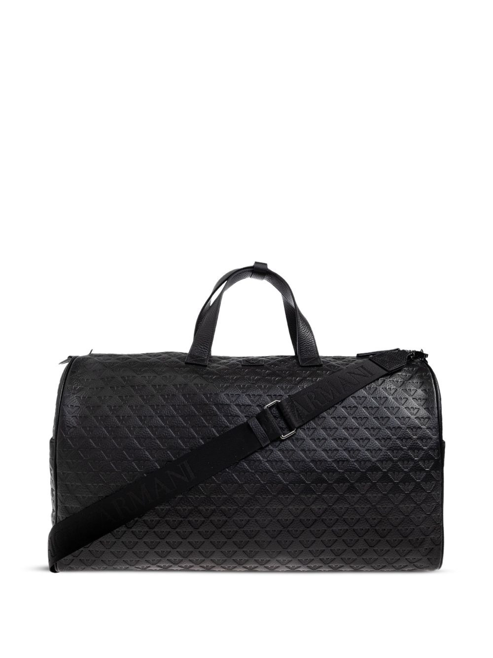 embossed-logo leather holdalls - 1