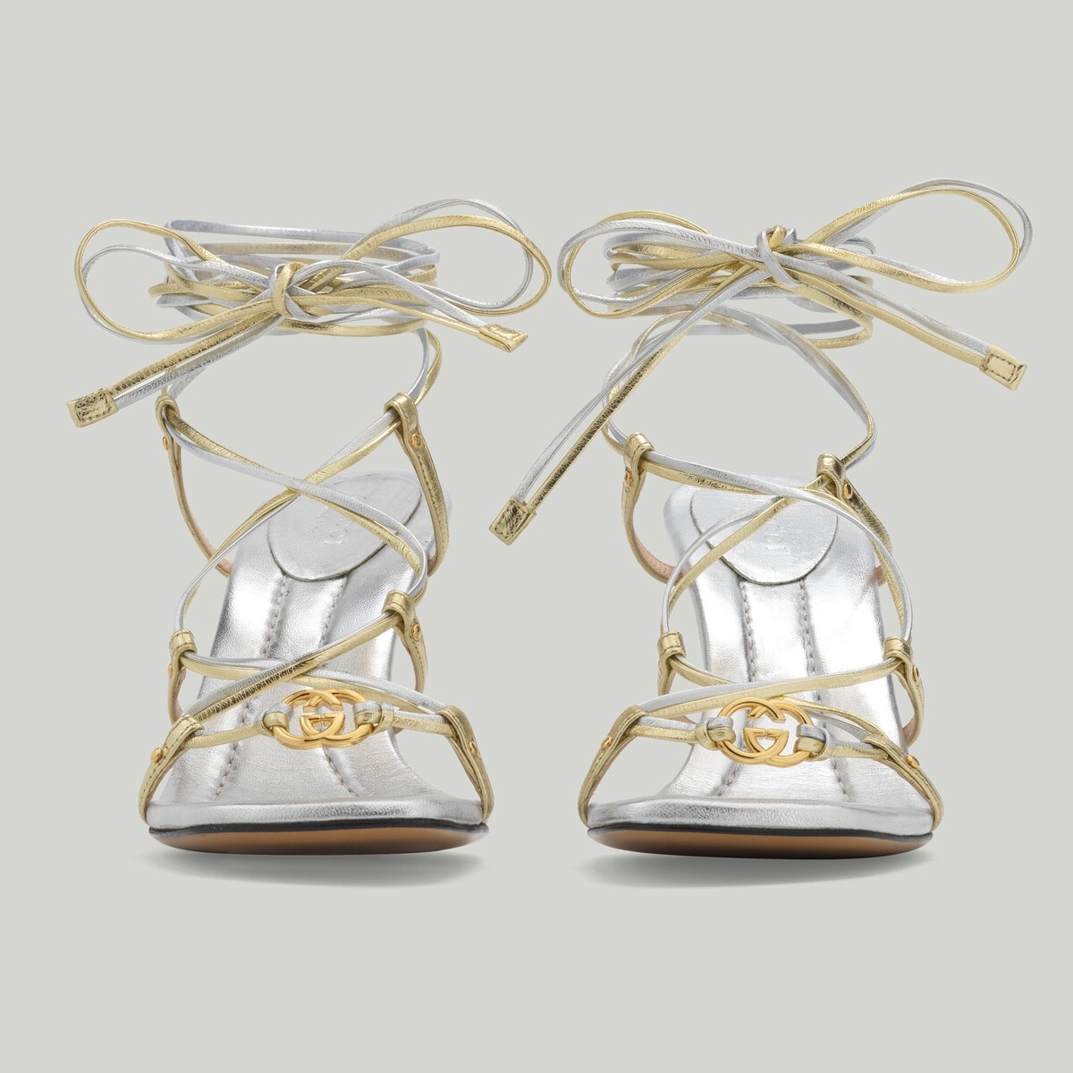 Women's Interlocking G strappy sandal - 5