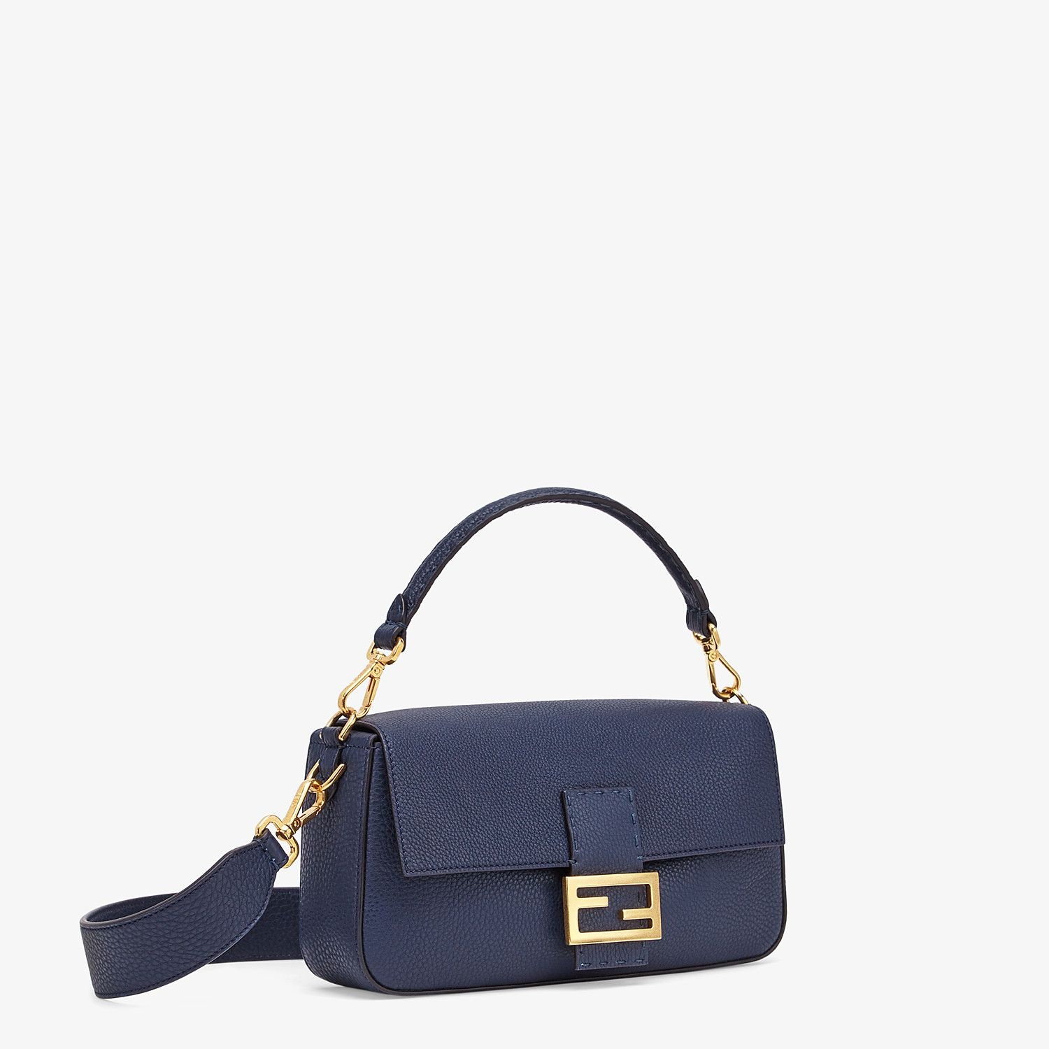 Blue leather bag - 3