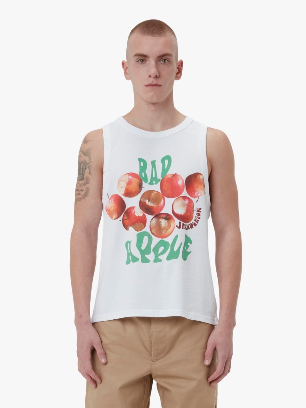 JW ANDERSON BAD APPLE タンクトップ JW Anderson - Bad Apple Tank Top in Black JW Anderson