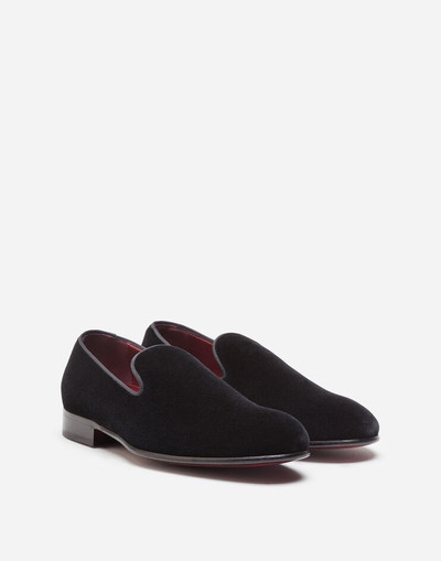 Dolce & Gabbana Velvet slippers outlook