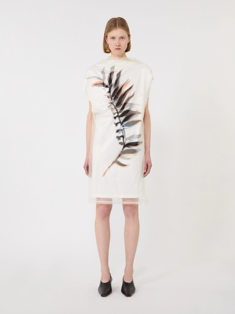 MELA Short, stretch jersey dress - WHITE 3