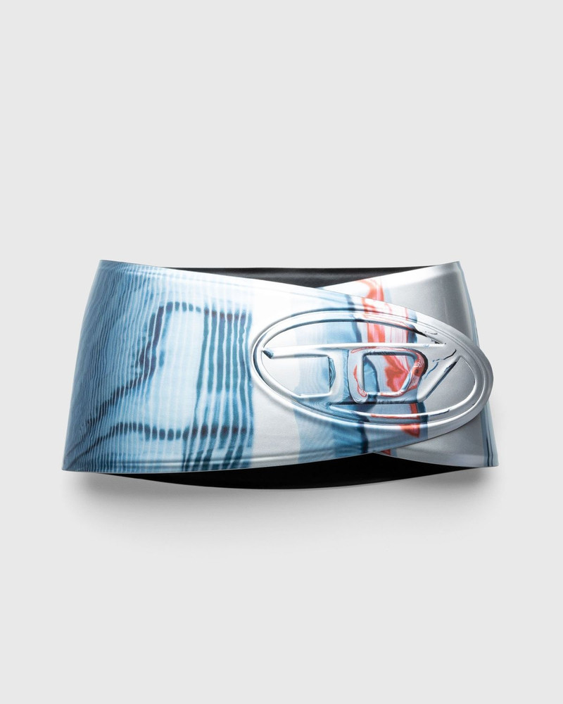 Diesel – Oval D Logo B-Berny Belt Silver 1
