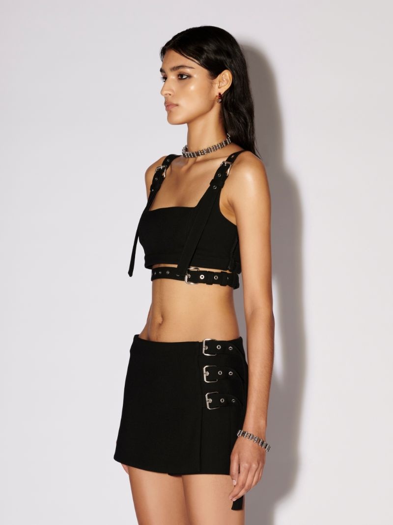 BELTED TAILORING BRA - 5