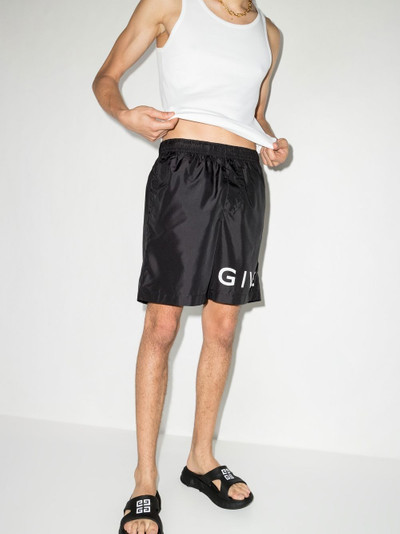 Givenchy logo-print swim shorts outlook
