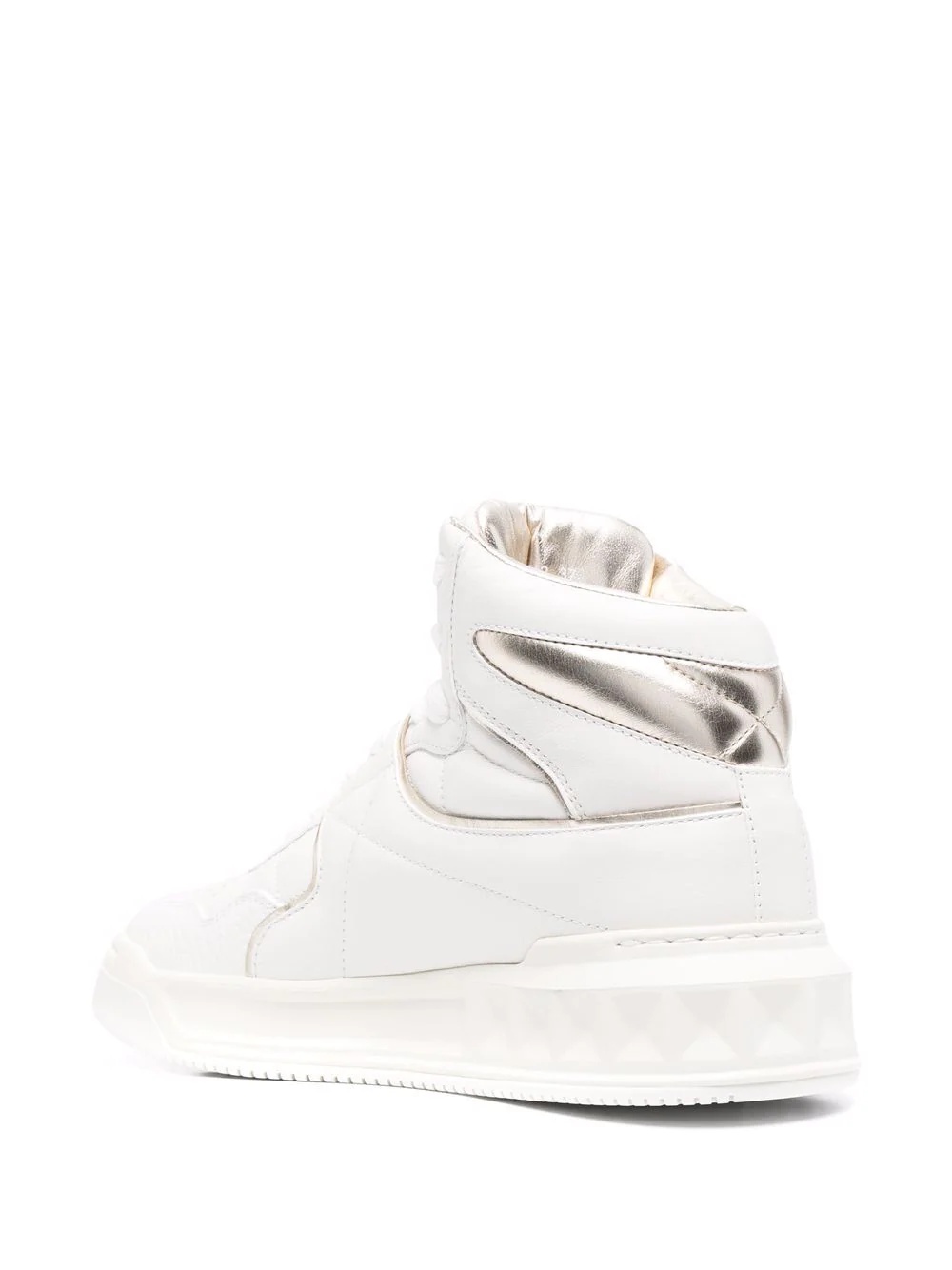 Roman Stud-embellishment lace-up sneakers - 3