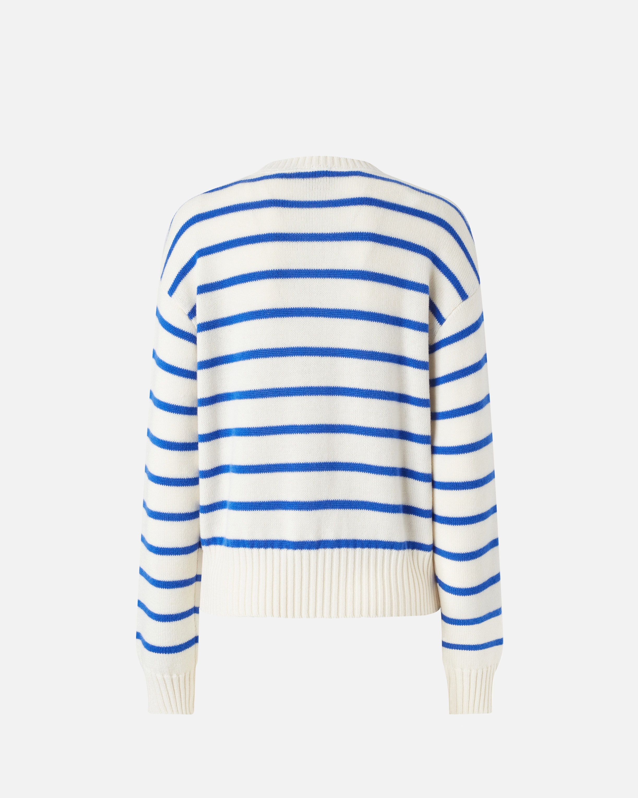 STRIPED SWEATER WITH LOGO - 6