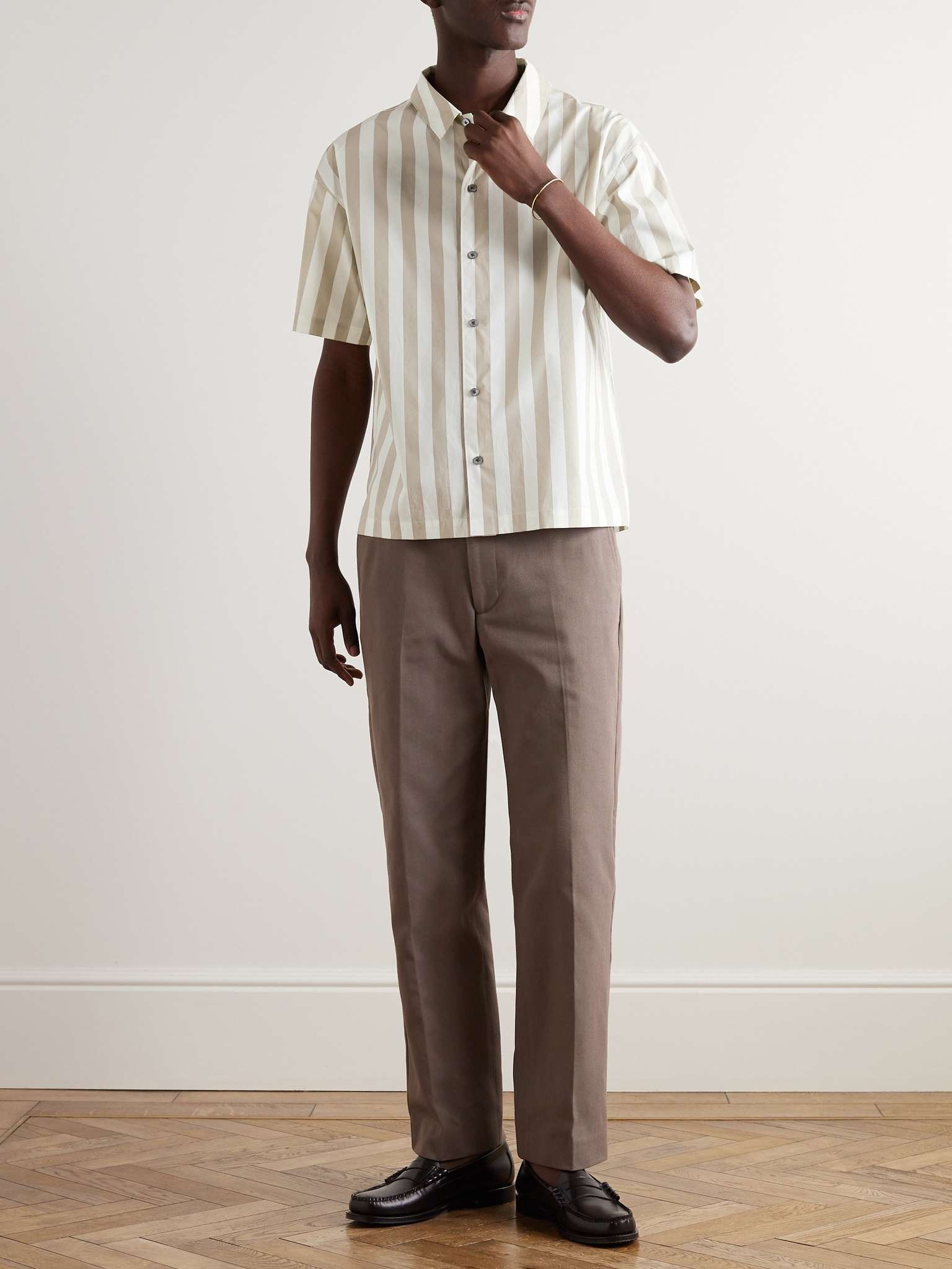 Striped Cotton-Poplin Shirt - 2