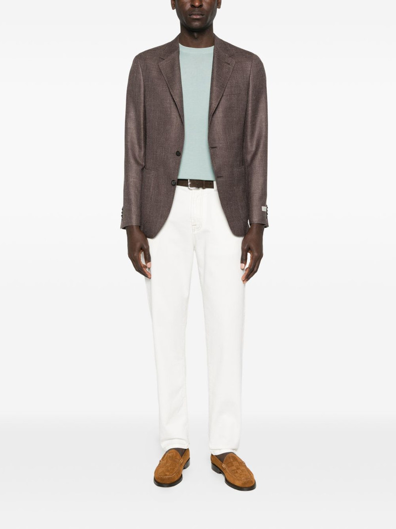 Canali short-sleeve knitted T-shirt outlook