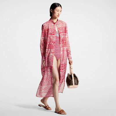 Louis Vuitton Monogram Tile Long Shirt Dress outlook
