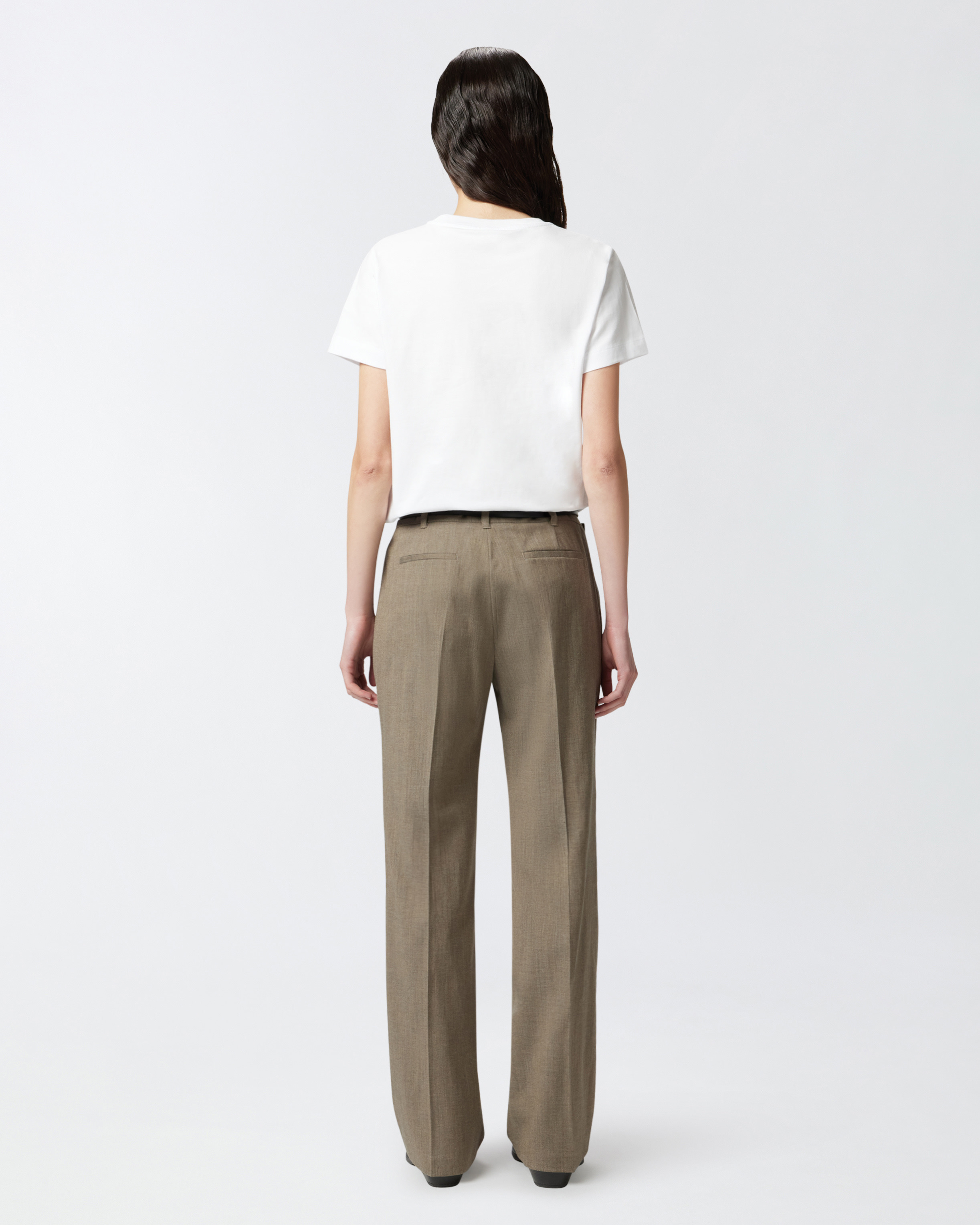 HALF-SLEEVED T-SHIRT WITH PINKO LOGO EMBROIDERY - 4