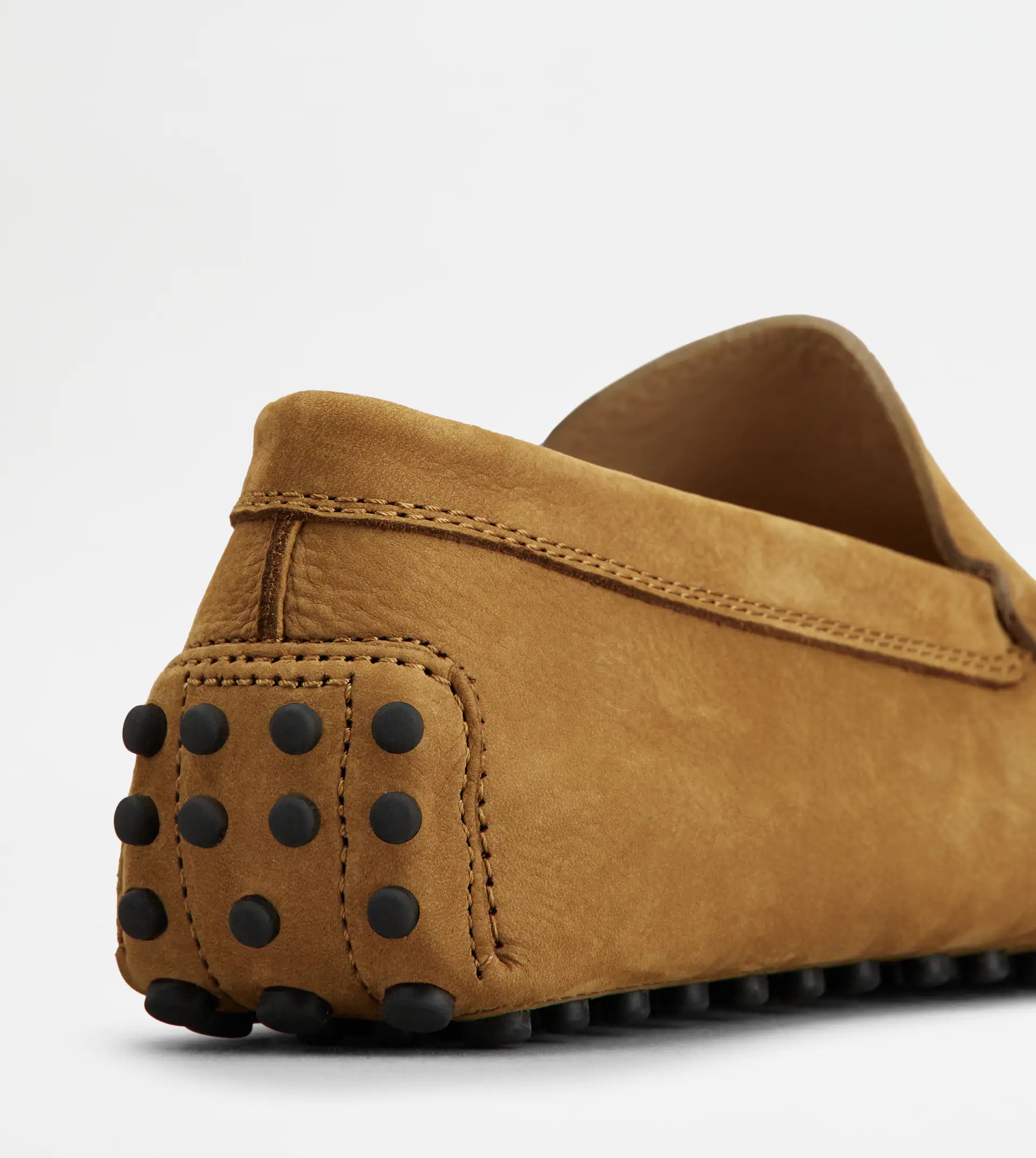 GOMMINO DRIVING SHOES IN NUBUCK - BROWN - 5