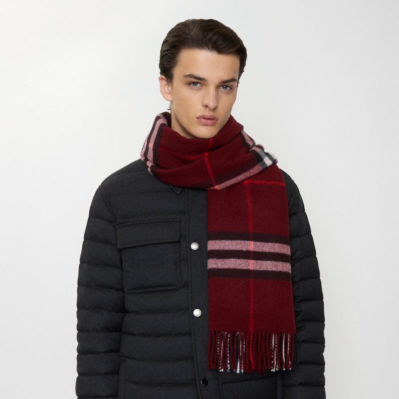 Burberry Wide Check Cashmere Scarf outlook