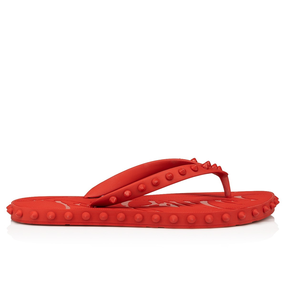 Loubi Flip Donna spiked rubber flip flops