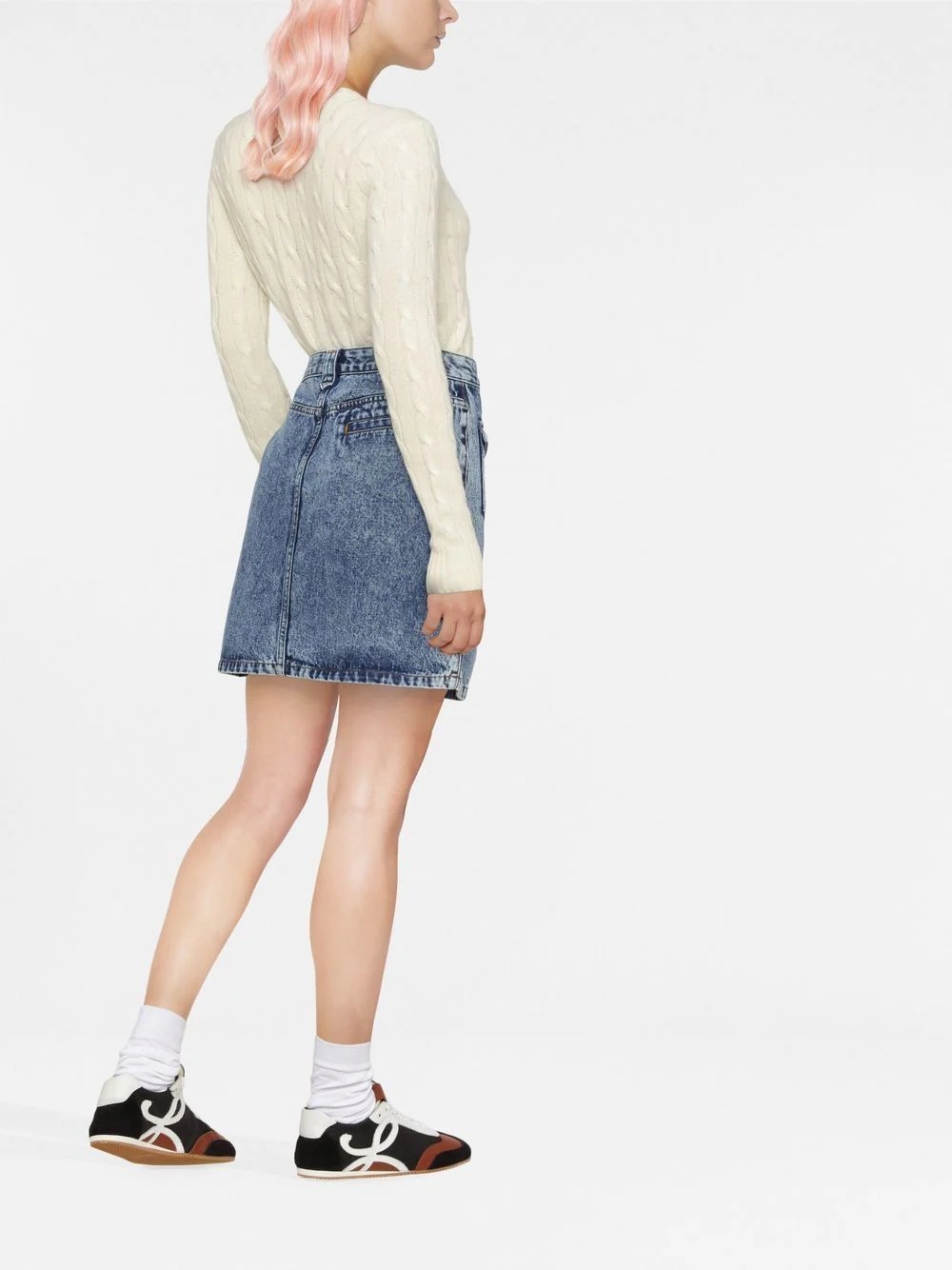 Manue denim mini skirt - 4