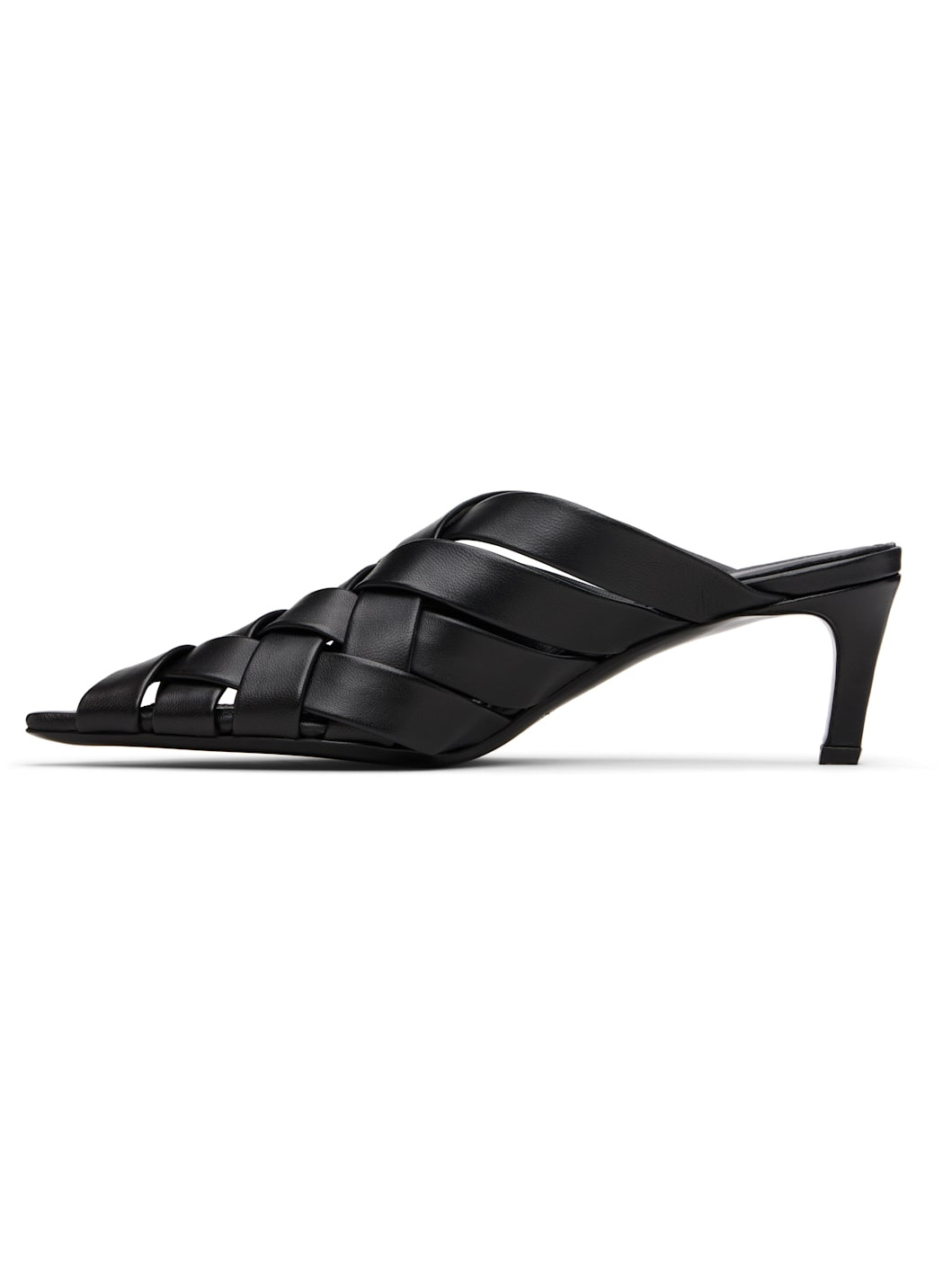 Black Eve Mule Heeled Sandals - 3