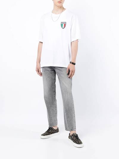 Dolce & Gabbana Italian flag-patch cotton T-shirt outlook