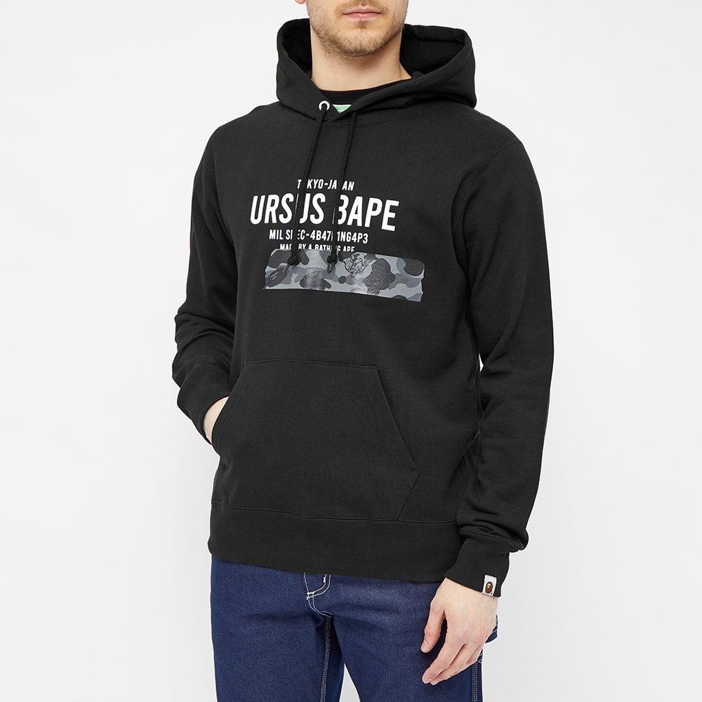 A Bathing Ape Ursus Tape Pullover Hoody - 4