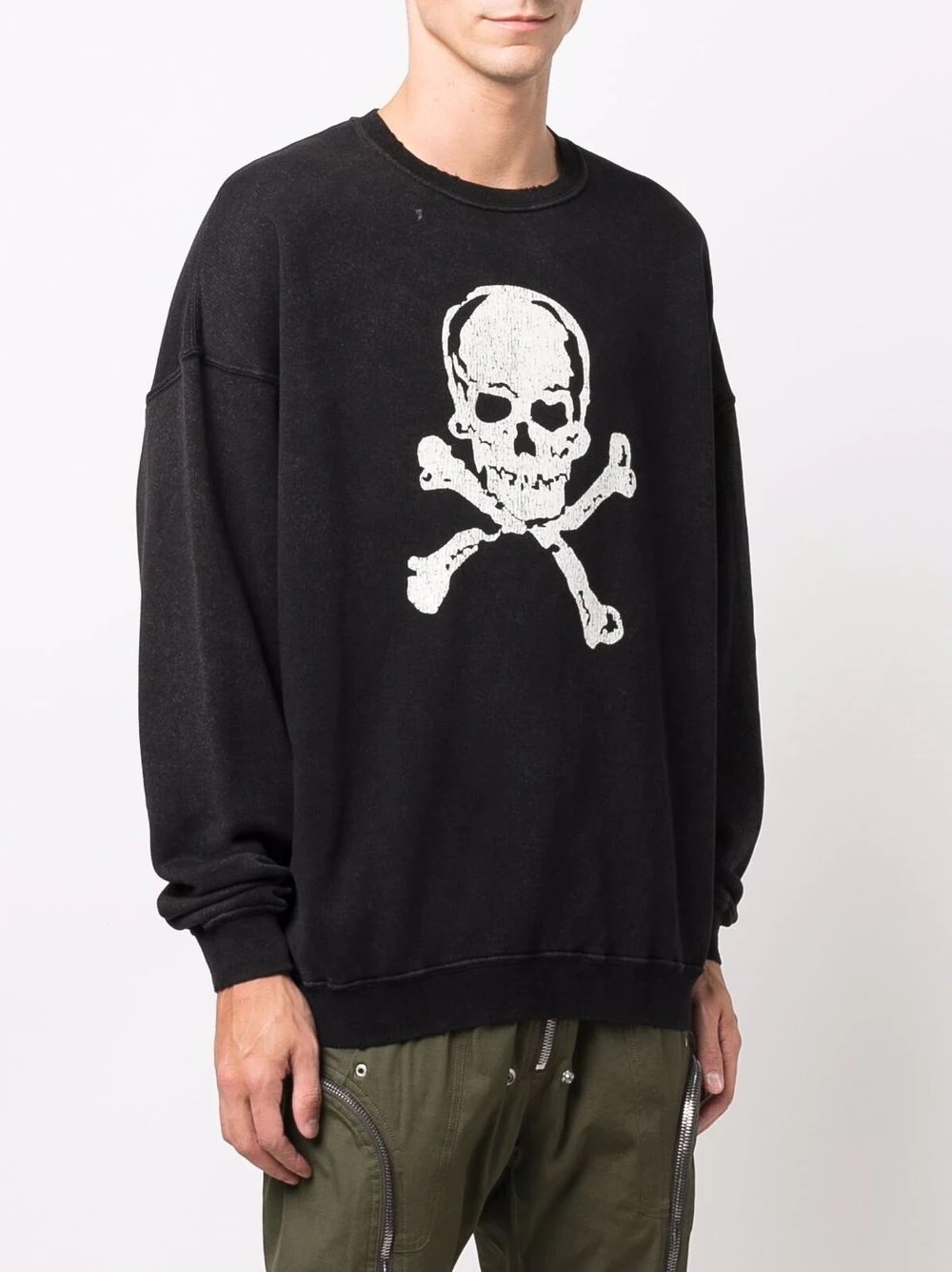 skull-print sweatshirt - 3