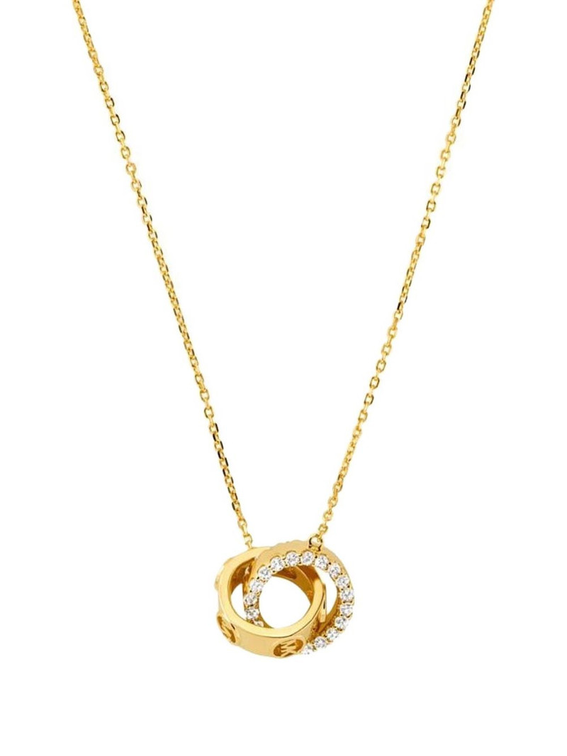interlocking-circles rhinestone necklace 3