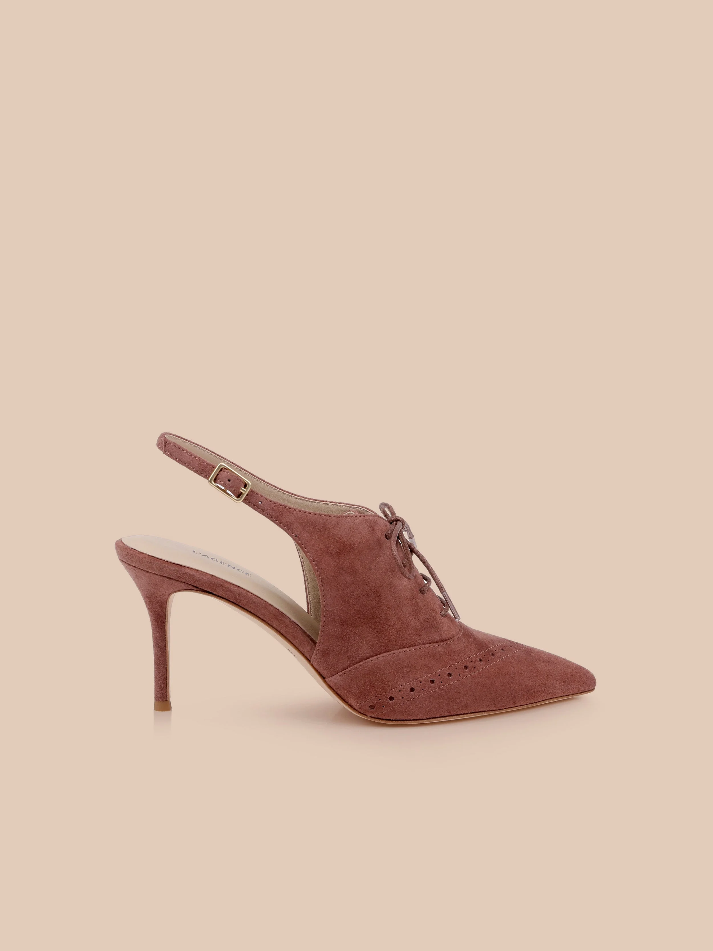 Shreya Suede Slingback Pump - 1