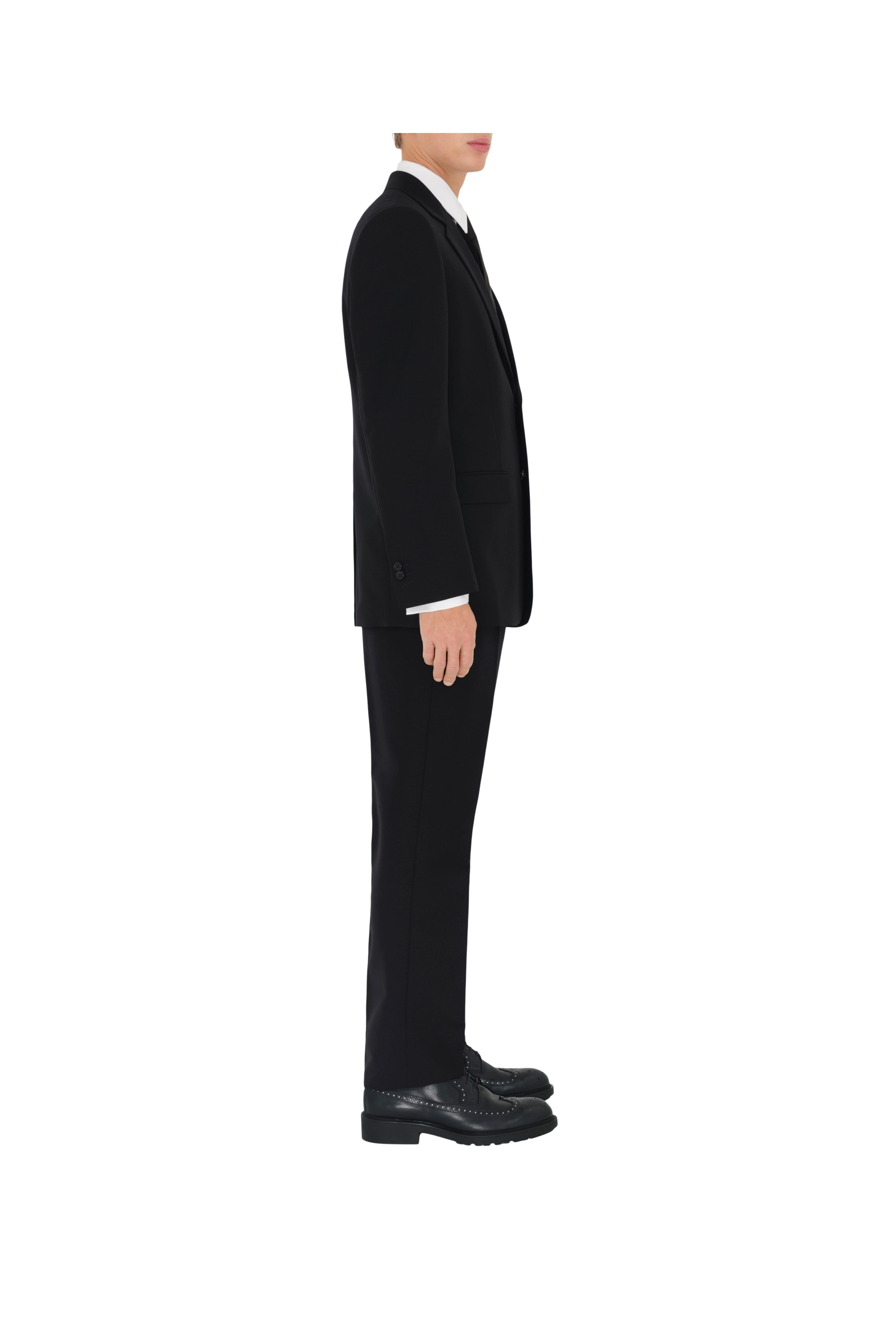 burberry Wool Mohair Tailored Jacket in Black at Nordstrom - 3