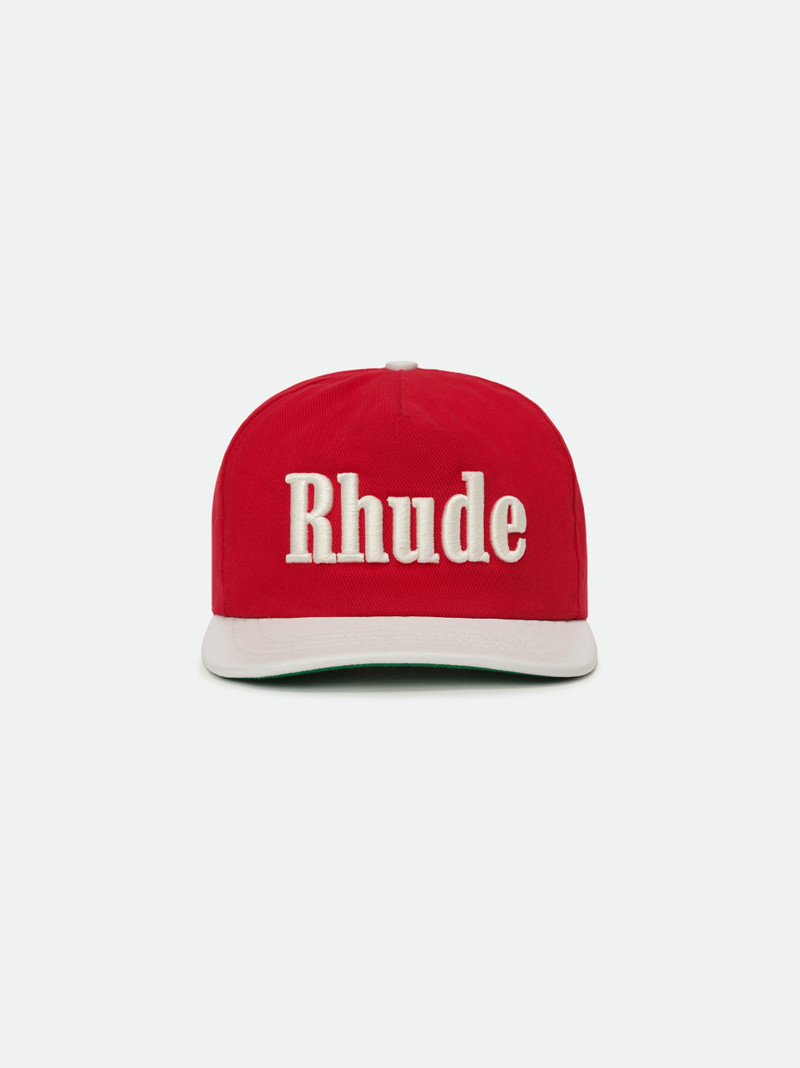 RHUDE CONTRAST LOGO HAT 1