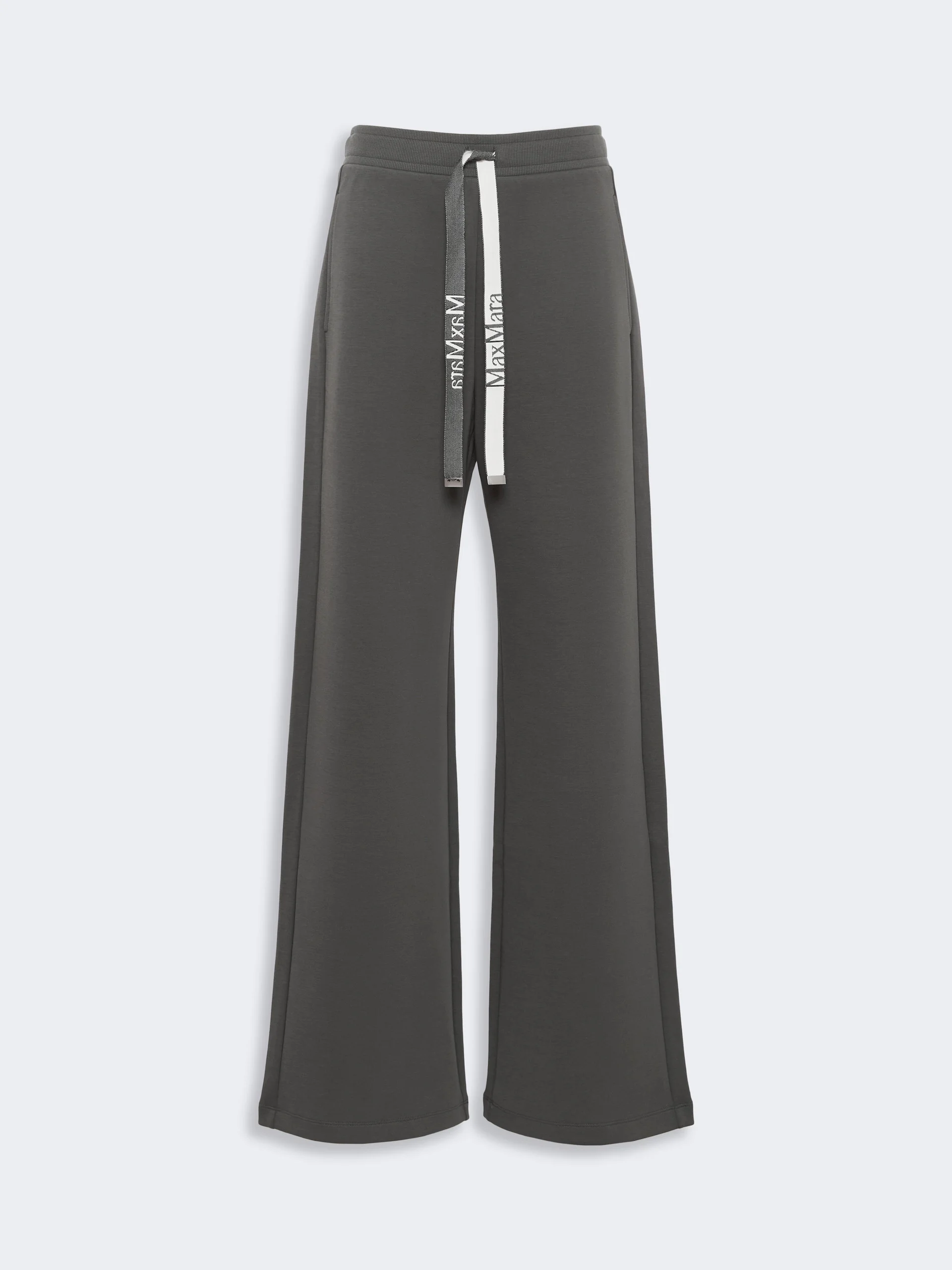 BALI Double jersey wide-leg trousers - DARK GREY - 1