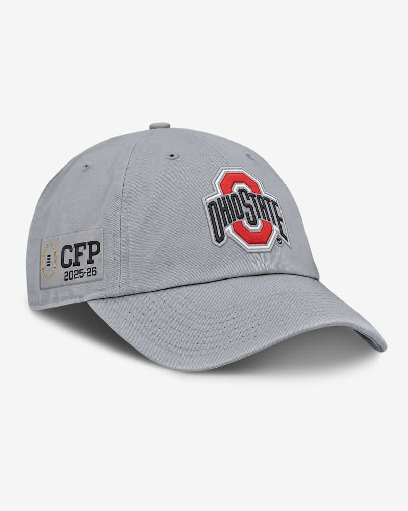 Ohio State 2025/26 College Football Playoff Bound Club Men's Nike College Adjustable Hat 3