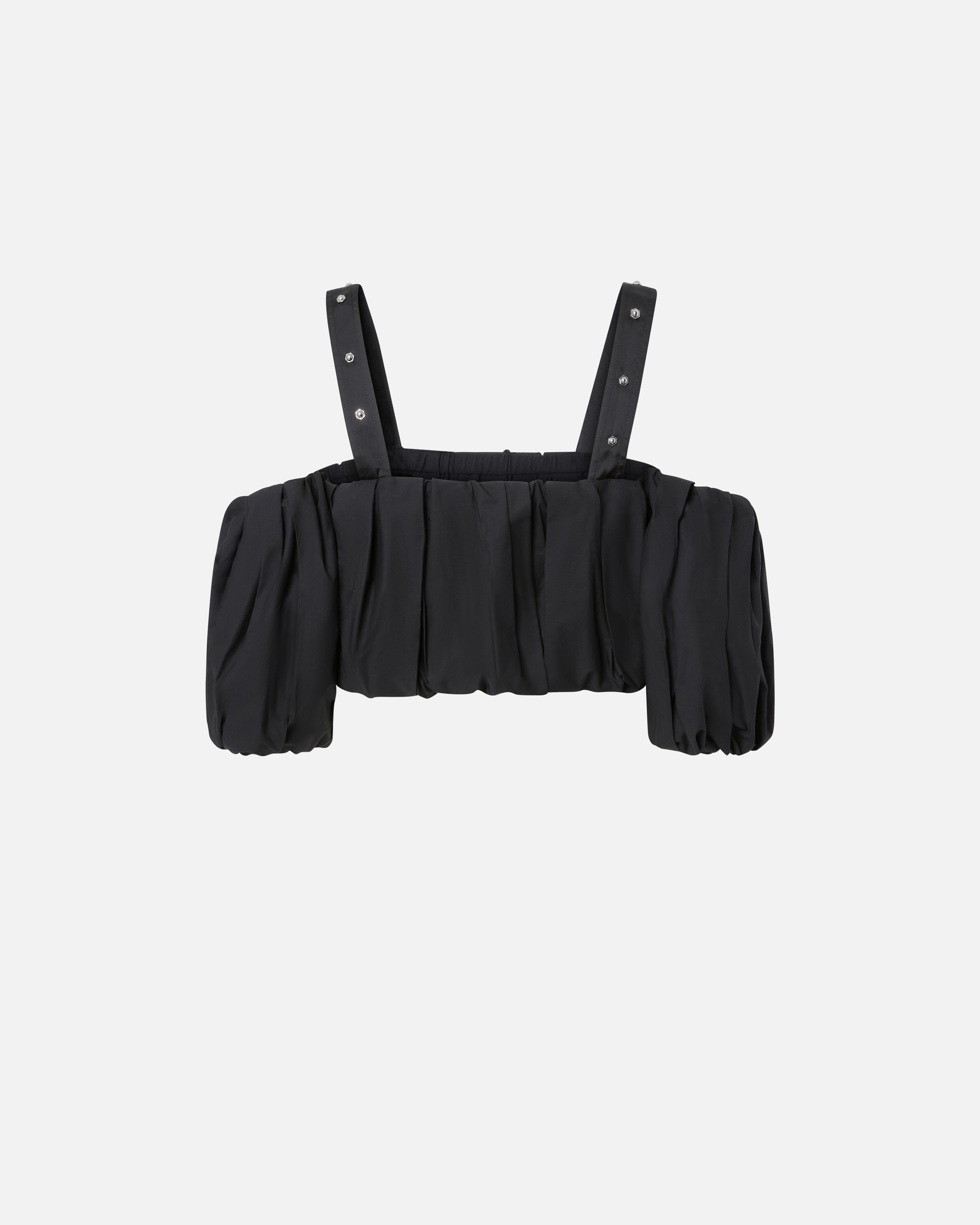 OFF THE SHOULDER BALLOON CROP TOP - 2