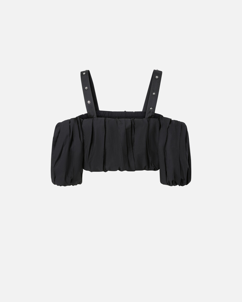 PINKO OFF THE SHOULDER BALLOON CROP TOP outlook