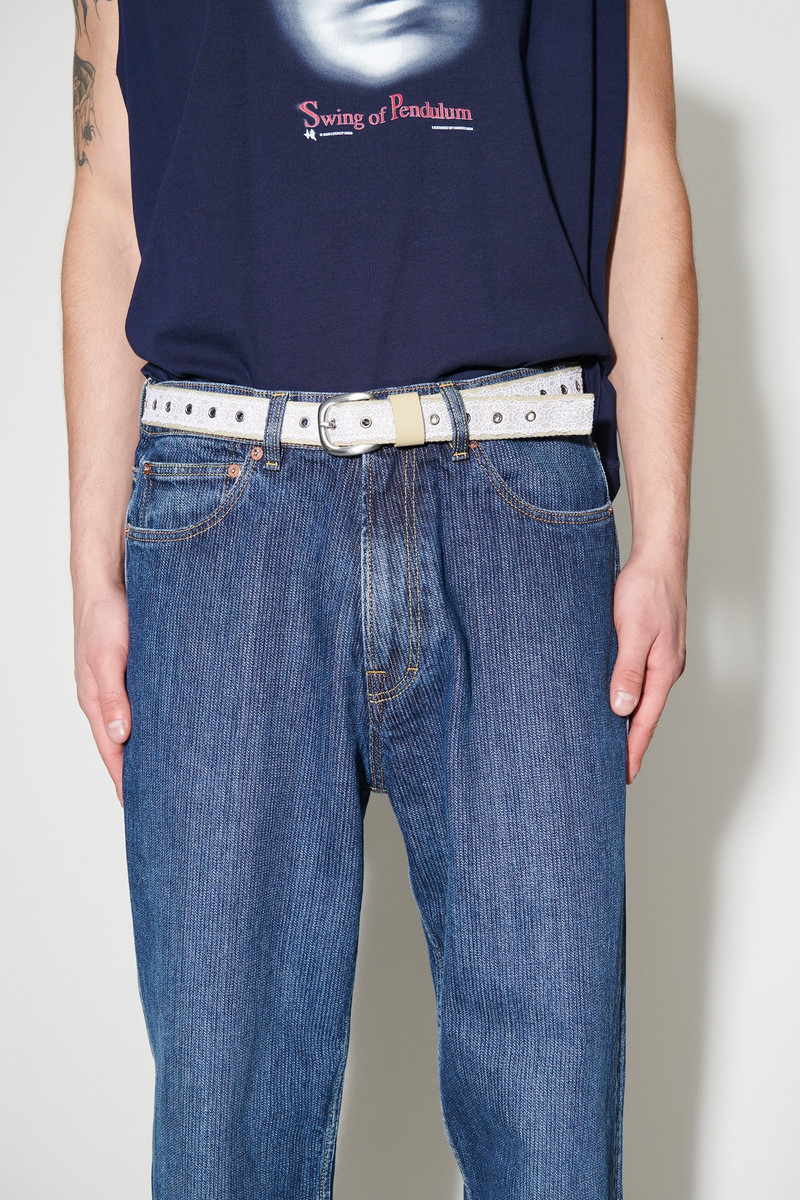 3 cm Lace Belt Off White Lace 3