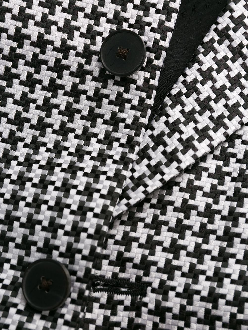 houndstooth button jacket - 7