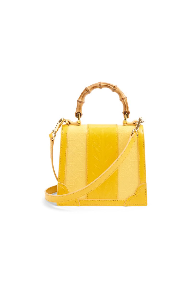 CASABLANCA Yellow Mini Jeanne Bag outlook