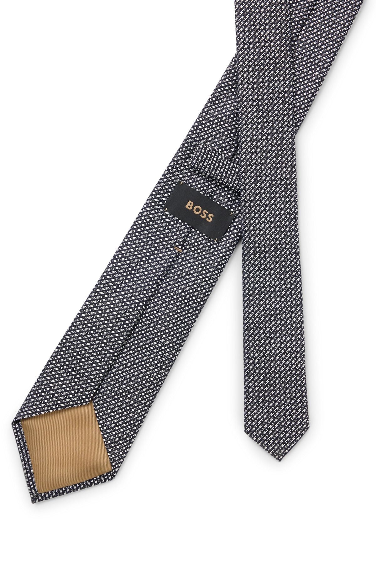 DIAGONAL-STRIPE TIE IN ITALIAN SILK JACQUARD - 5