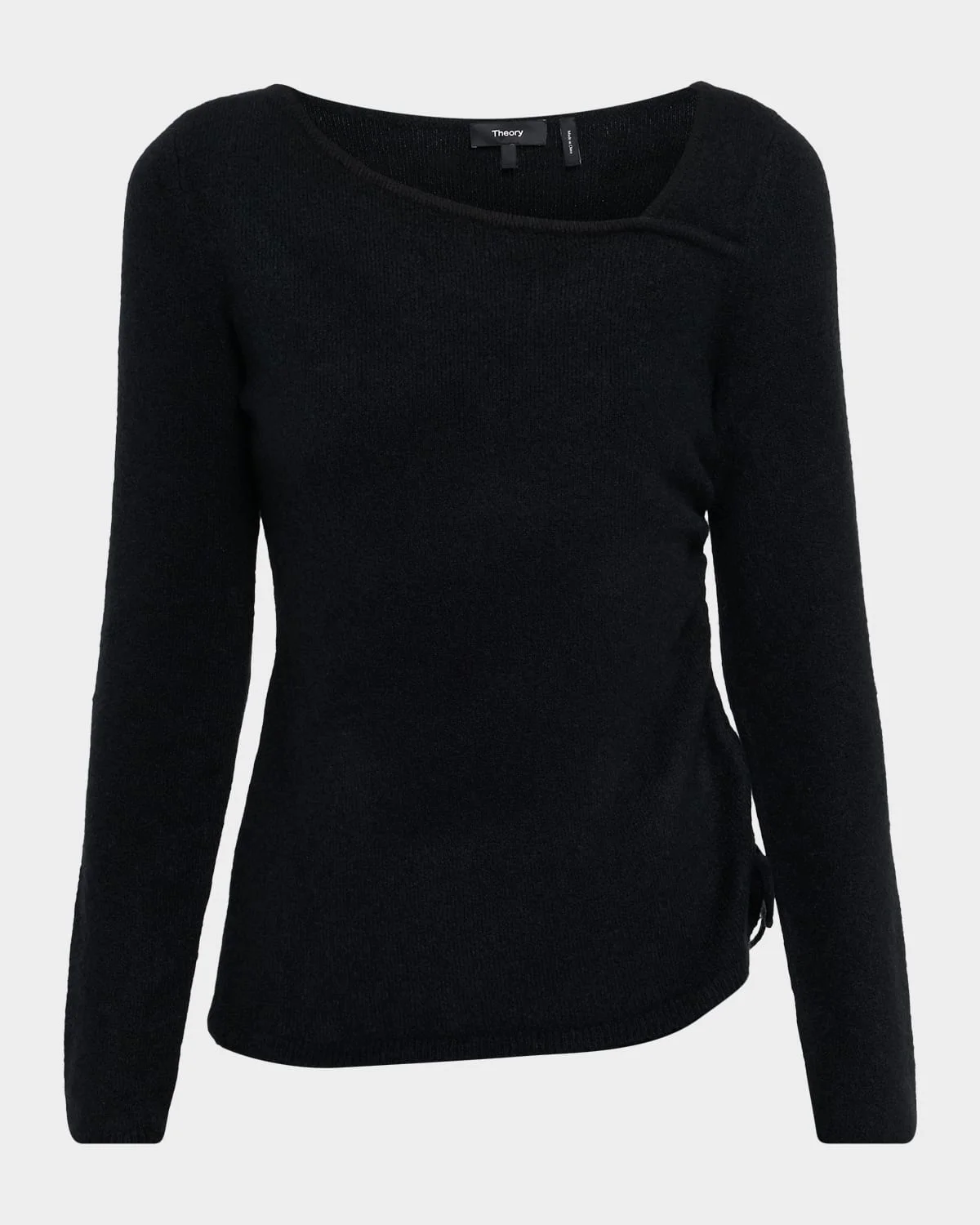 Cashmere-Blend Asymmetric Sweater - 1