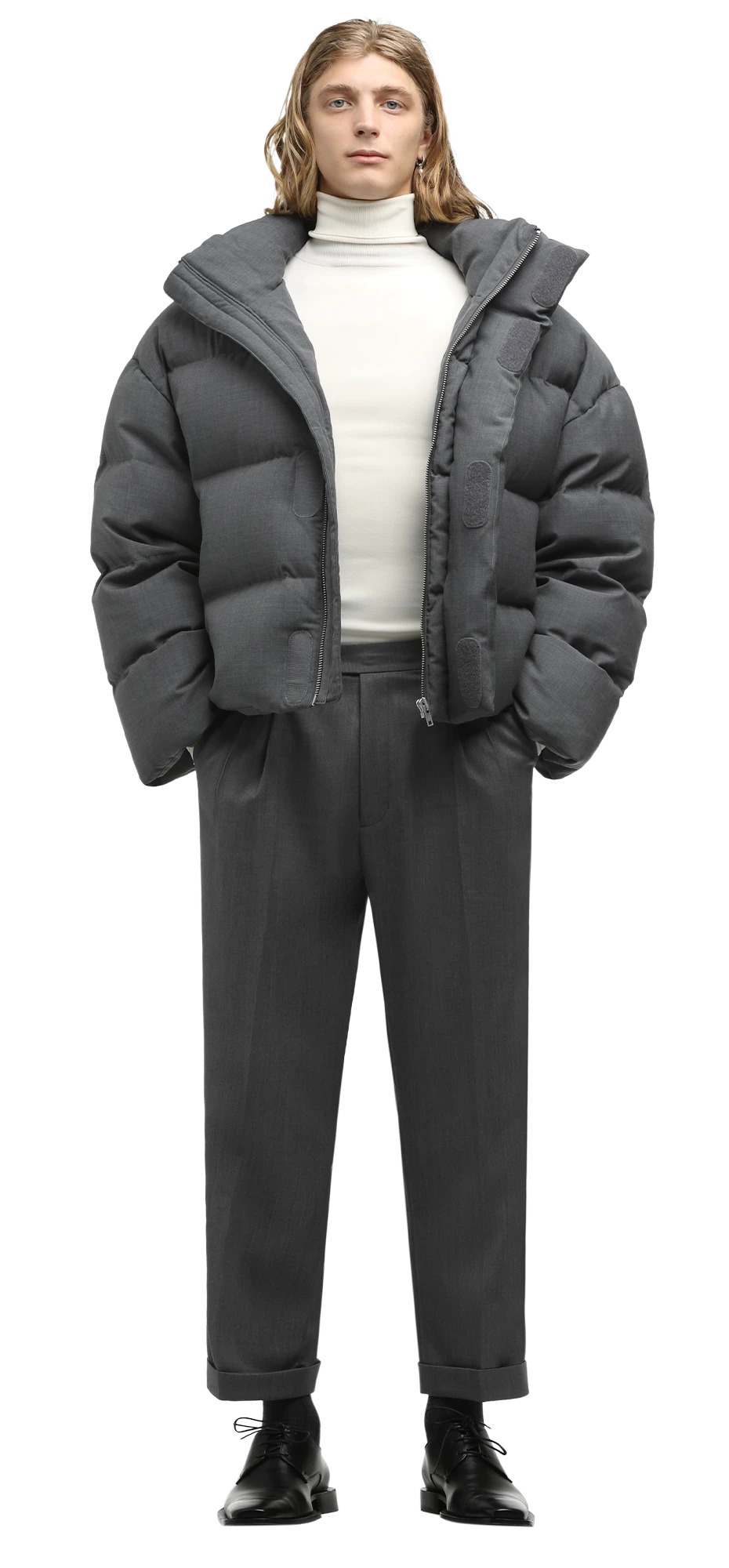 MML PUFFER SUITING GREY - 4