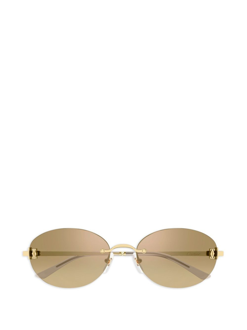 oval rimless sunglasses 1