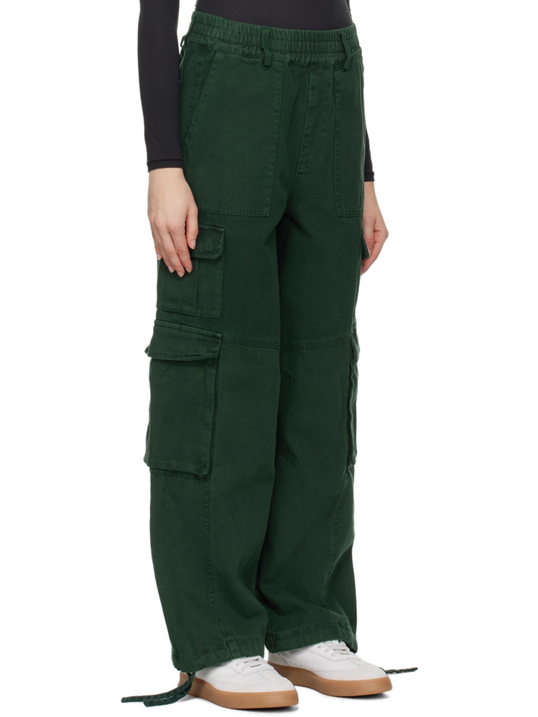 Green Lopa Cargo Pants - 2