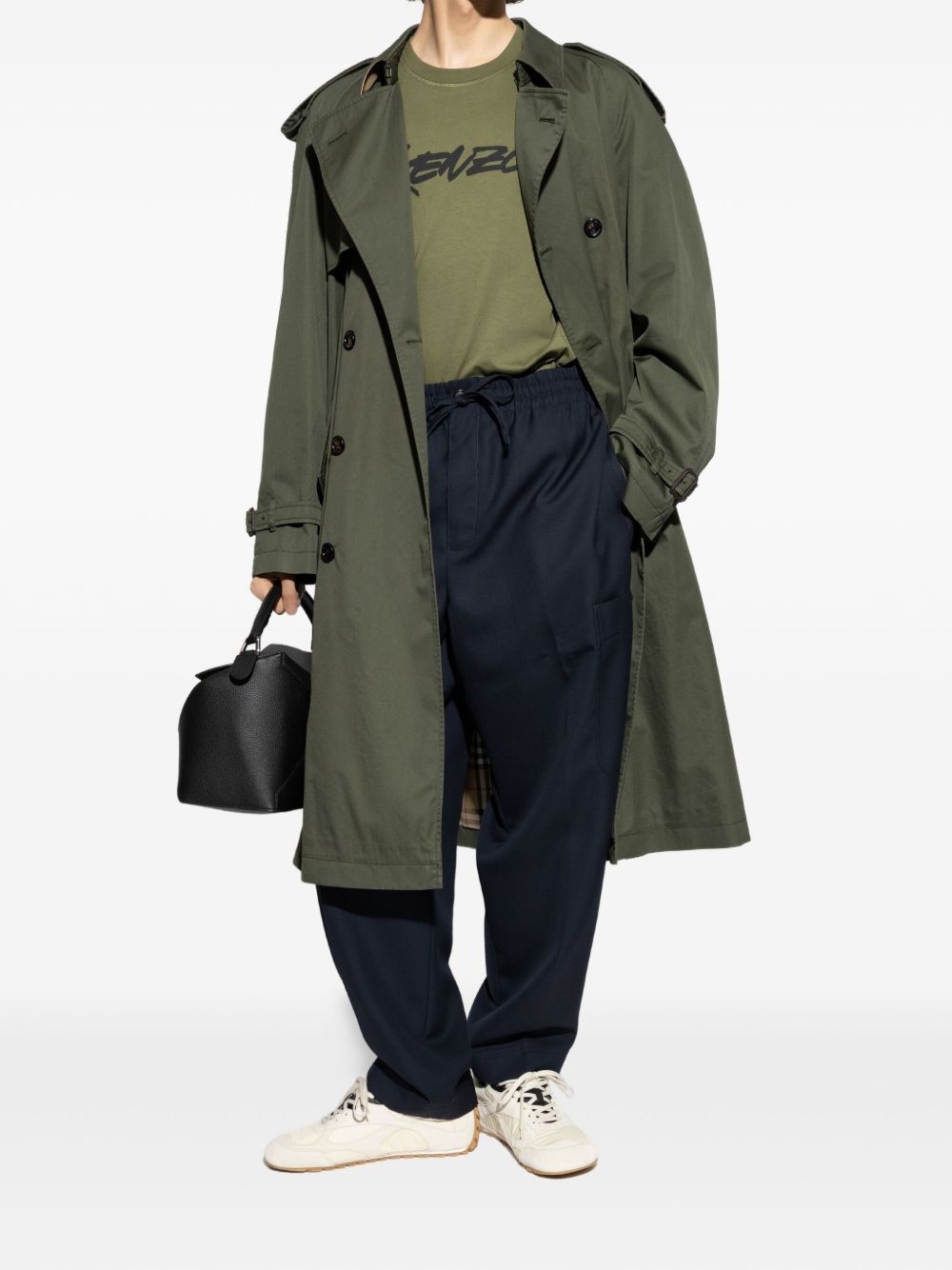 drawstring-waist jeans - 2