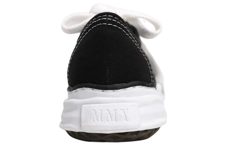 Maison MIHARA YASUHIRO BAKER OG Sole Canvas Low-top Sneaker 'Black' A02FW704-BLK - 5