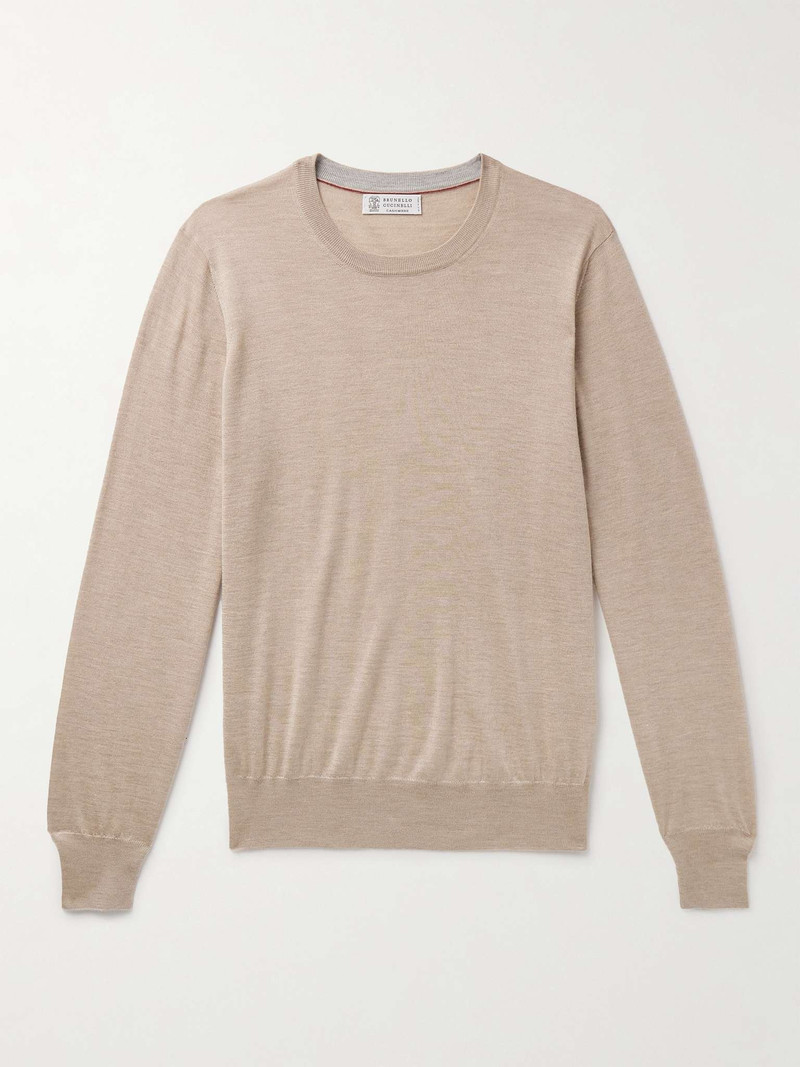 Cashmere and Silk-Blend Sweater - 1