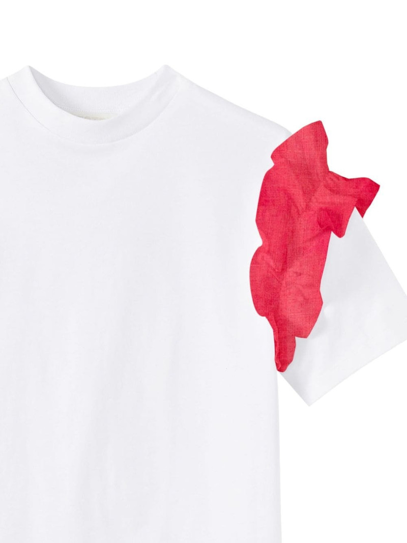 DESTREE Sophie ruched-detail T-shirt outlook